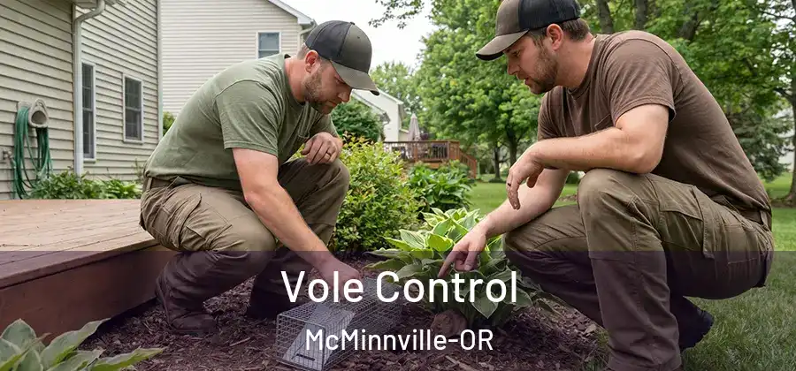 Vole Control McMinnville-OR
